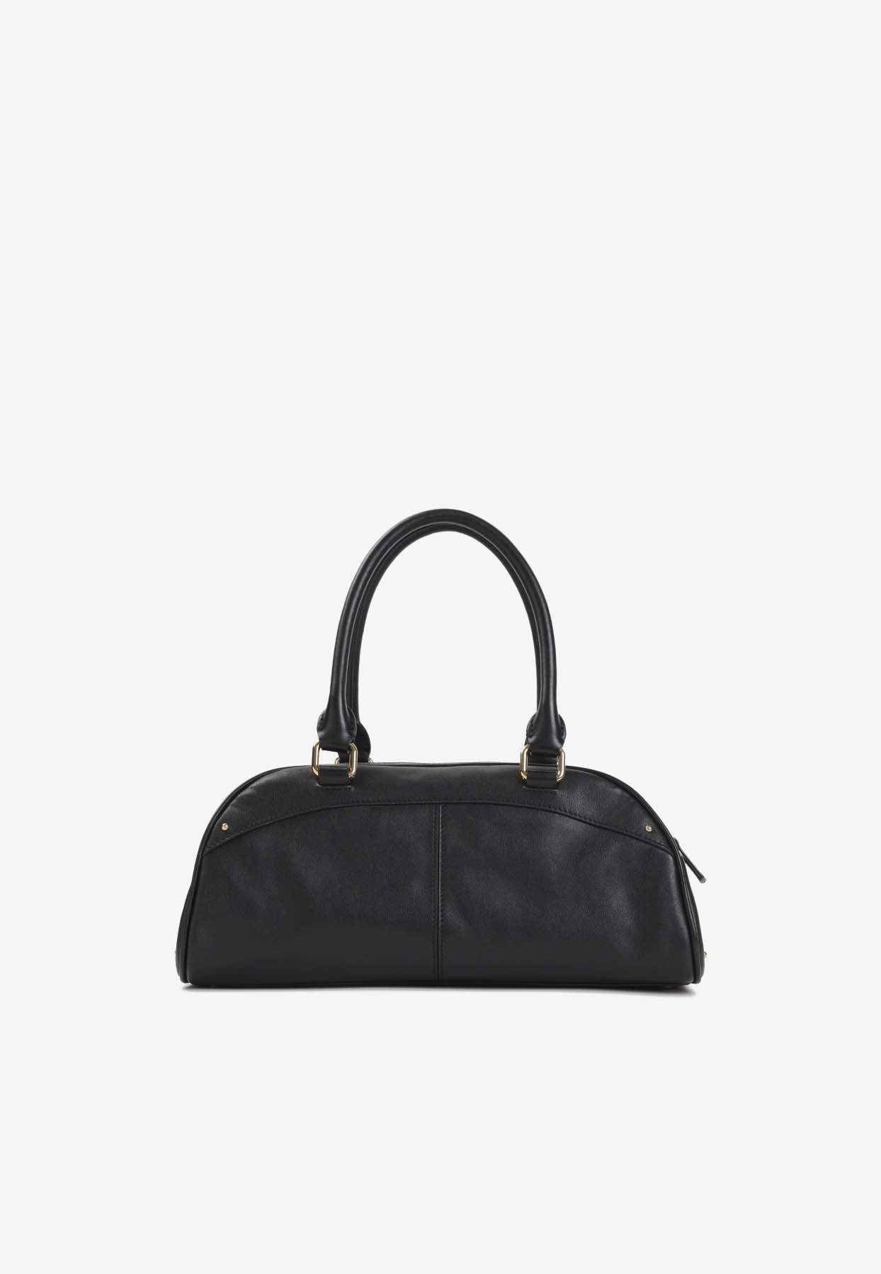 en Cuir Bowling Sac Porté Épaule