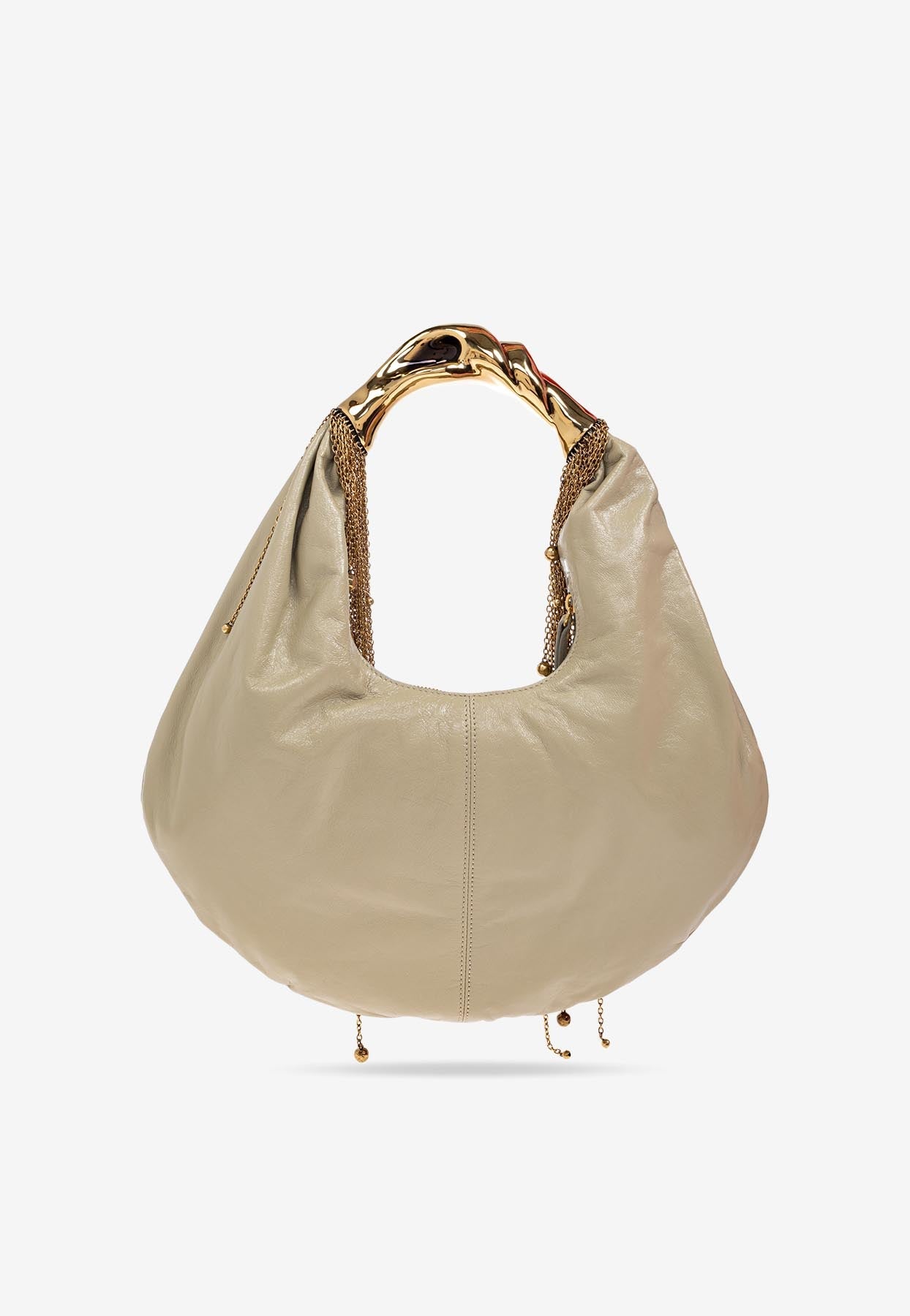 Twisted Shell en Cuir Sac Hobo