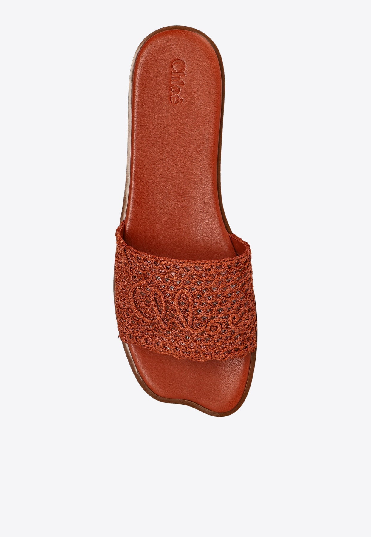 Soleil Woven Strap Sandales Plates