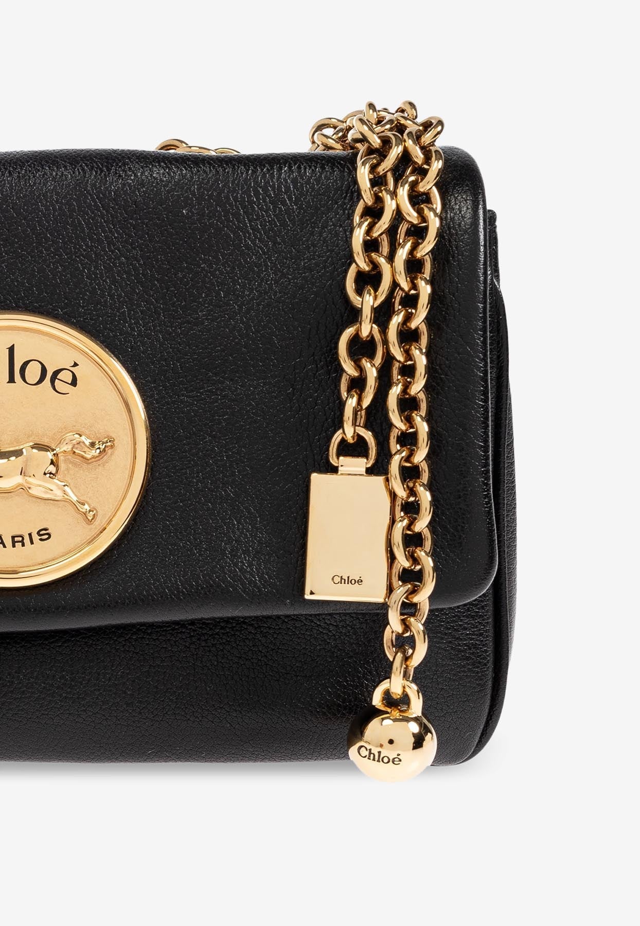 Petit Heritage Grained en Cuir Sac Porté Épaule