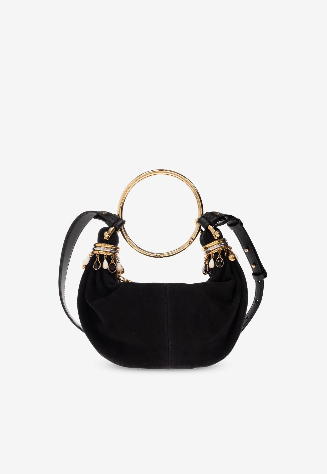 Mini Bracelet en Daim Sac Porté Épaule