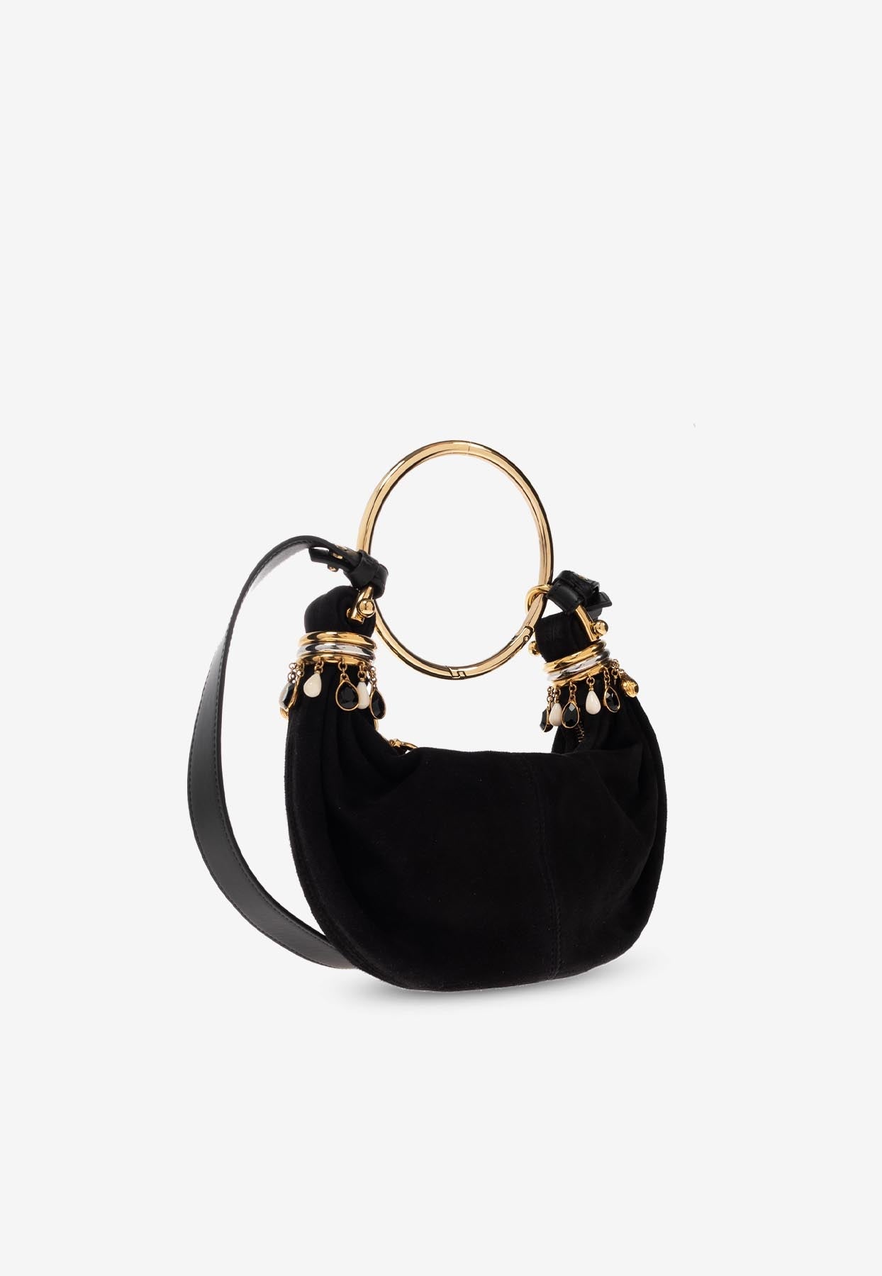 Mini Bracelet en Daim Sac Porté Épaule
