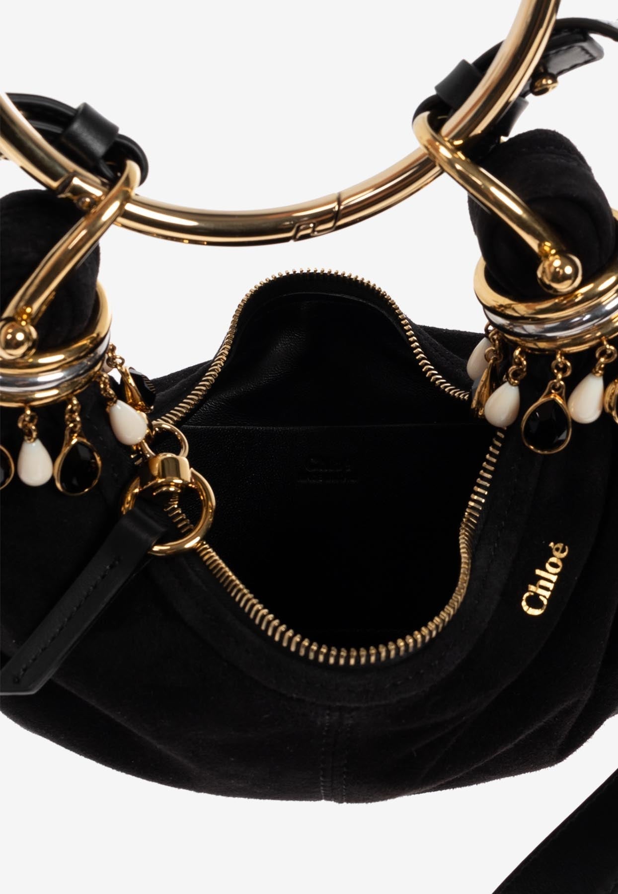 Mini Bracelet en Daim Sac Porté Épaule