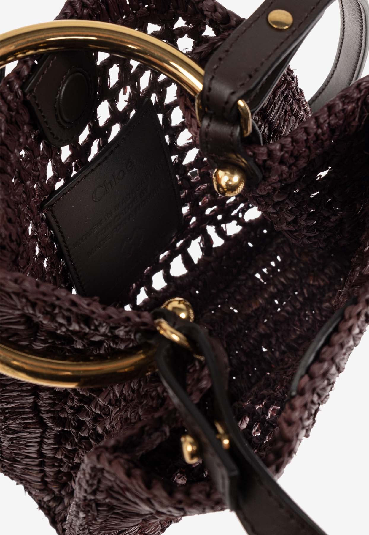 Mini Summer Banana Raffia Cabas Bag