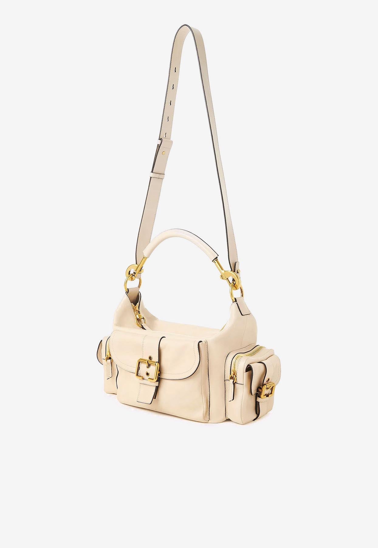 Brillant en Cuir Sac Appareil Photo