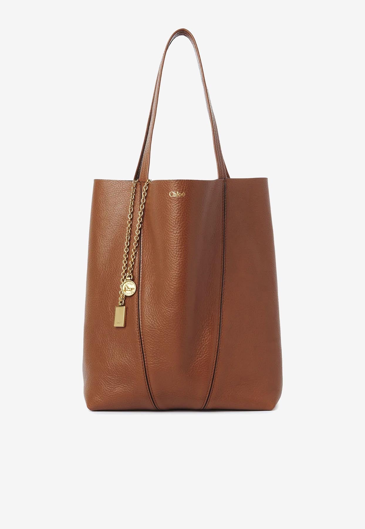 Spin Grained en Cuir Cabas Bag