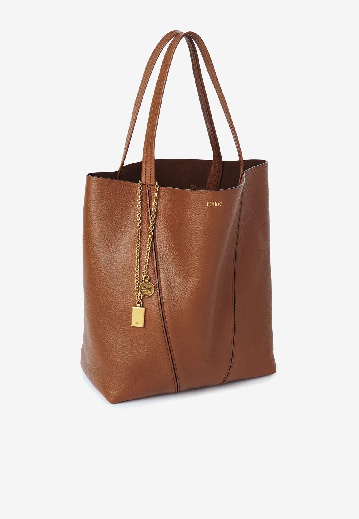 Spin Grained en Cuir Cabas Bag