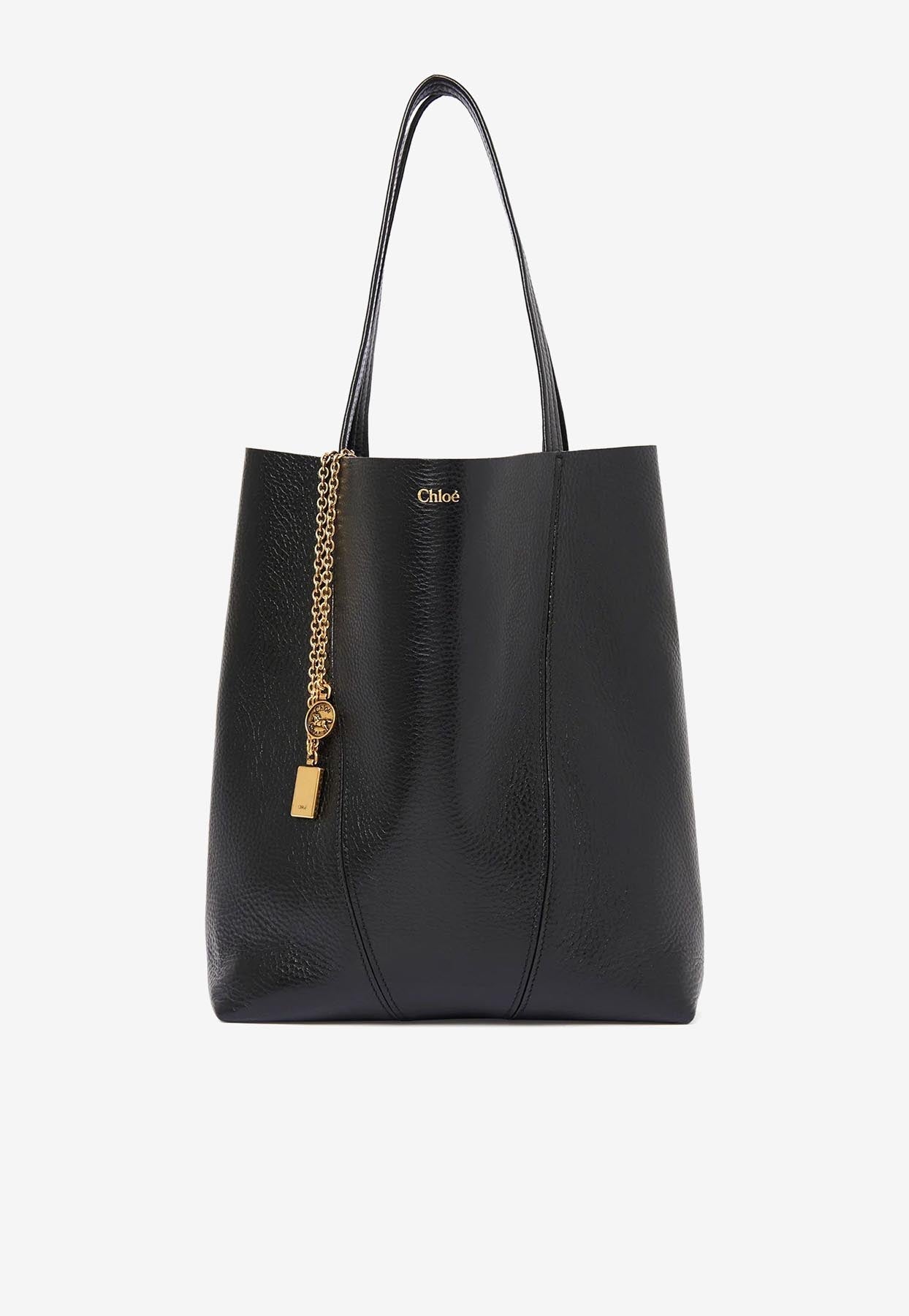 Spin Grained en Cuir Cabas Bag