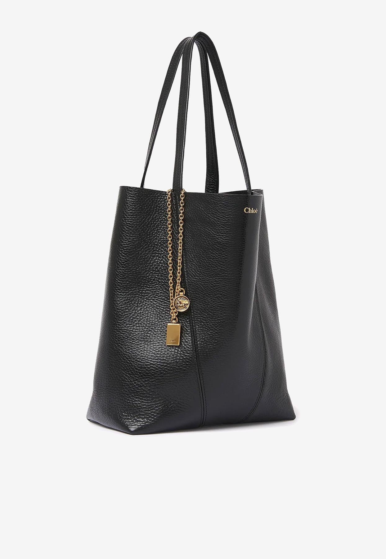 Spin Grained en Cuir Cabas Bag