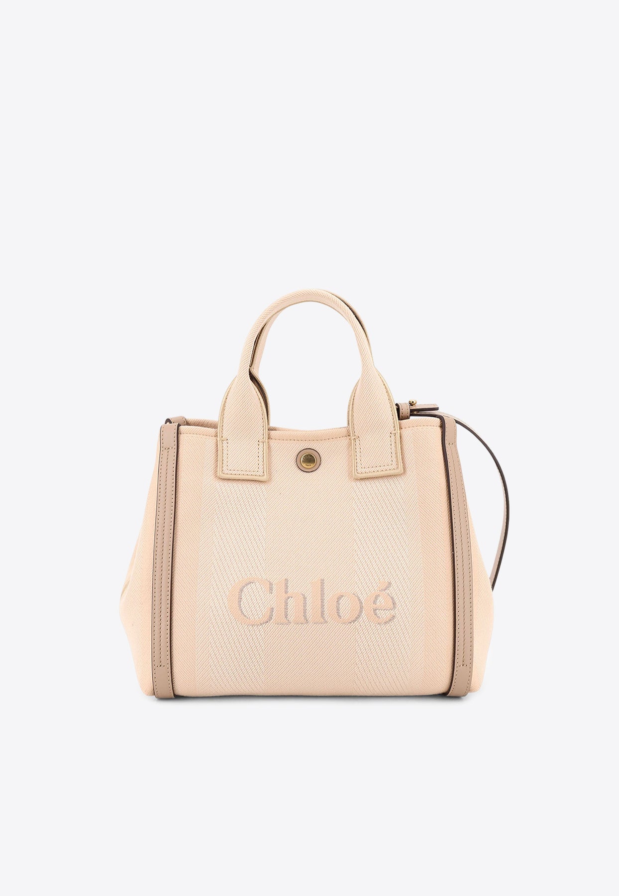 Petit en Toile Jacquard Logo Cabas Bag