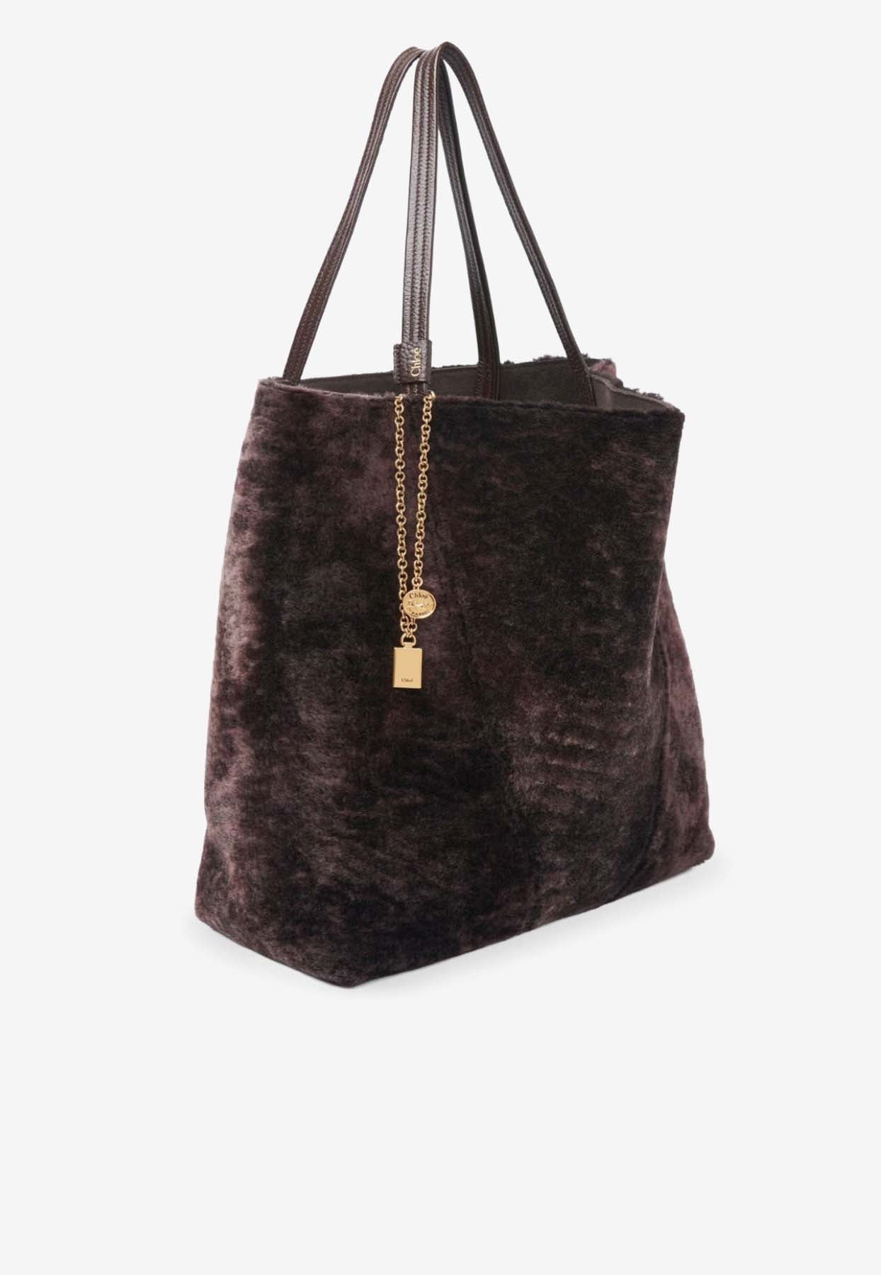 Spin en Daim en Cuir Cabas Bag