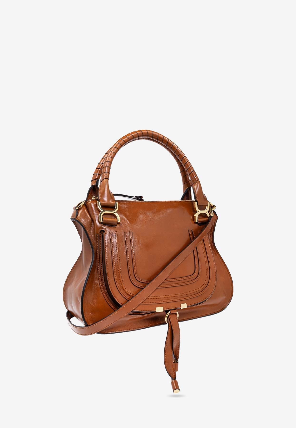 Marcie Brillant en Cuir Sac à Main