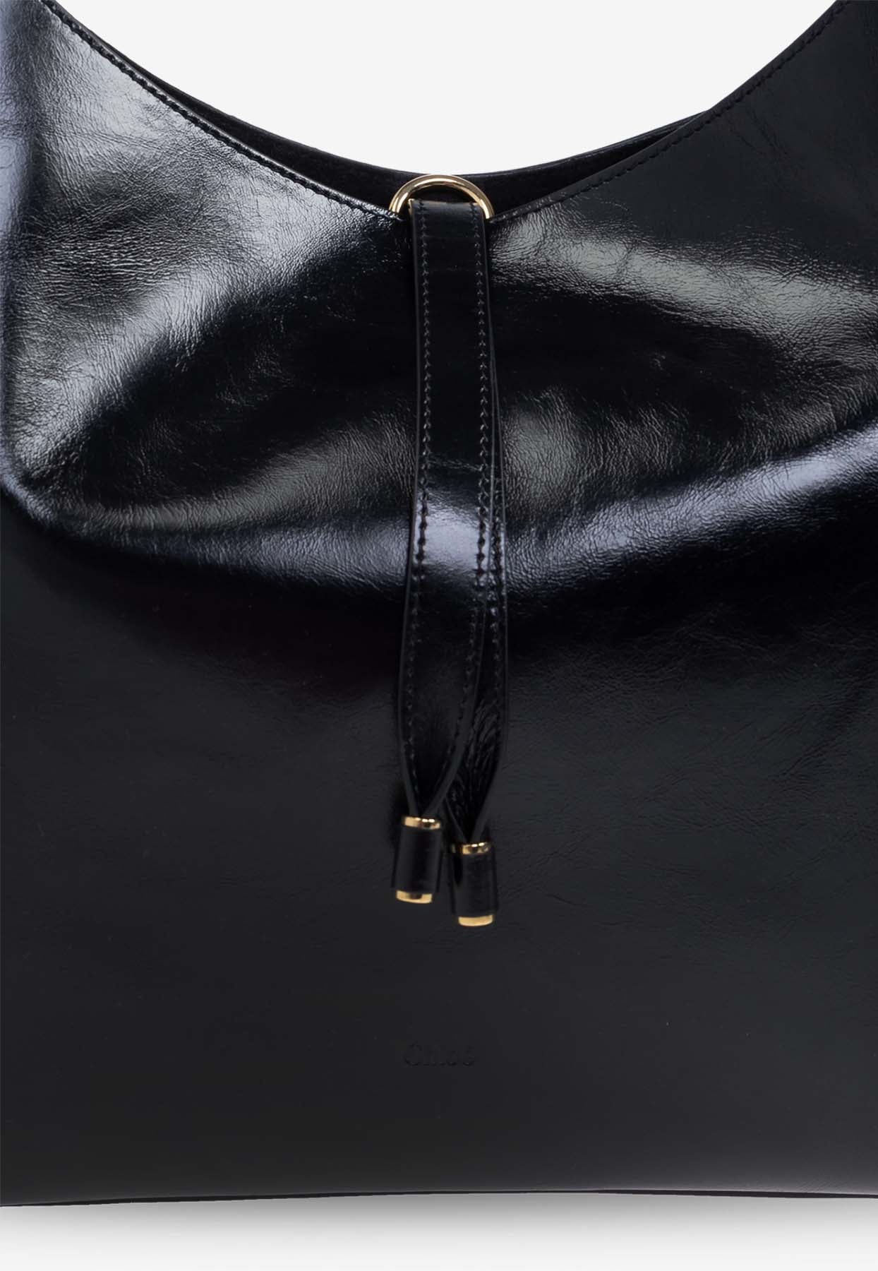 Marcie Brillant en Cuir Sac Hobo