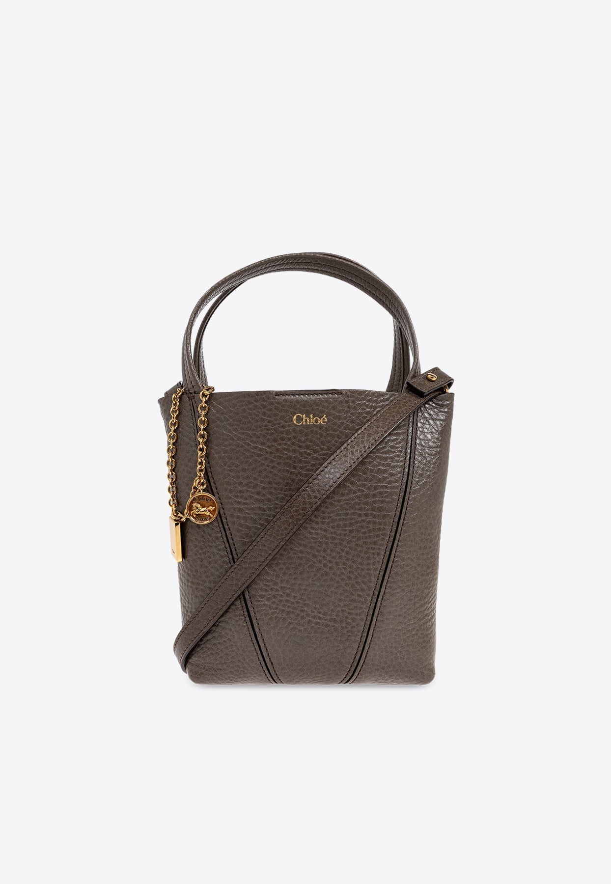 Petit Spin en Cuir Cabas Bag