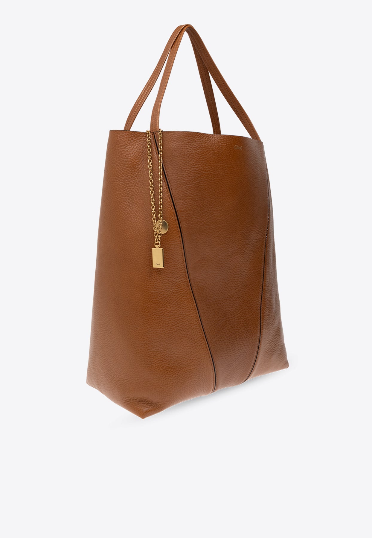 Grand Spin en Cuir Cabas Bag