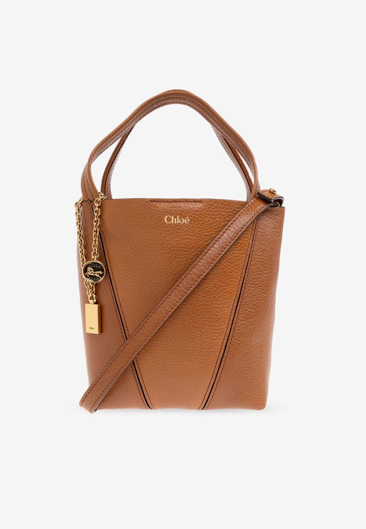 Petit Spin en Cuir Cabas Bag