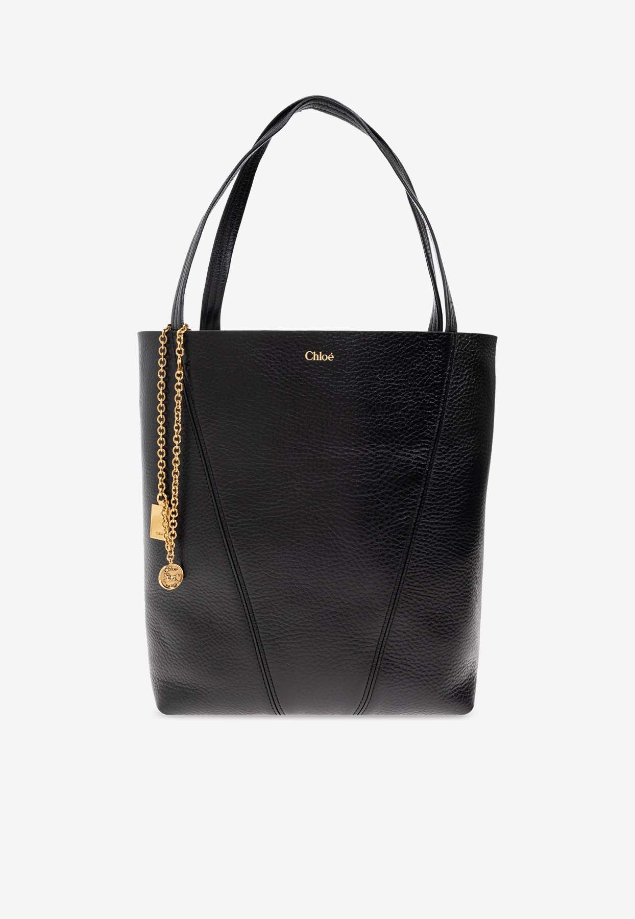 Spin Grained en Cuir Cabas Bag