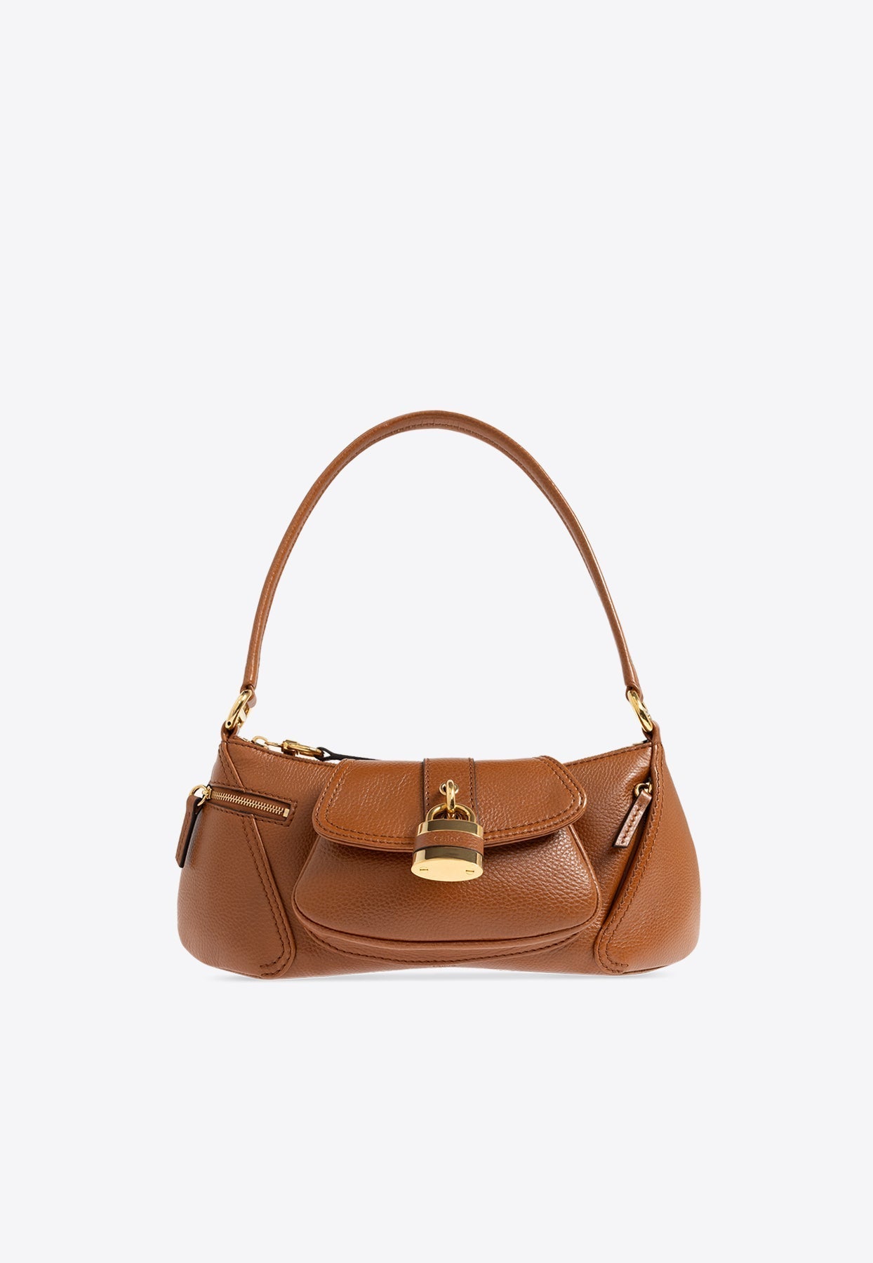 99 Sac Porté Épaule en Grained en Cuir