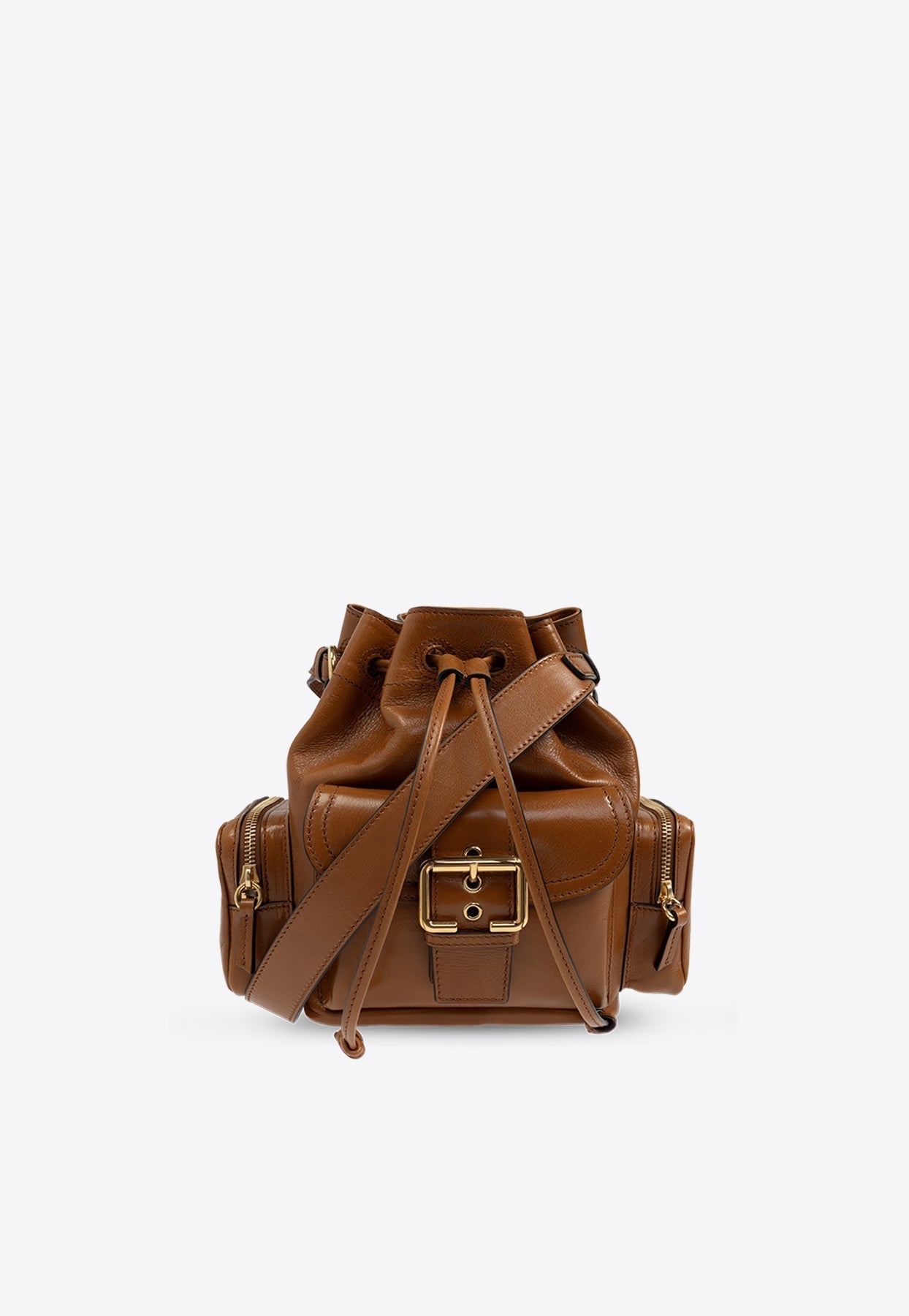 Camera Sac Seau en Brillant en Cuir