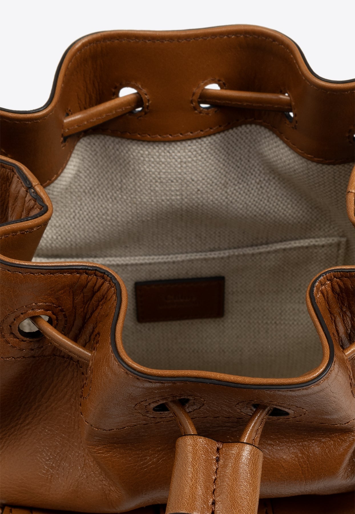 Camera Sac Seau en Brillant en Cuir