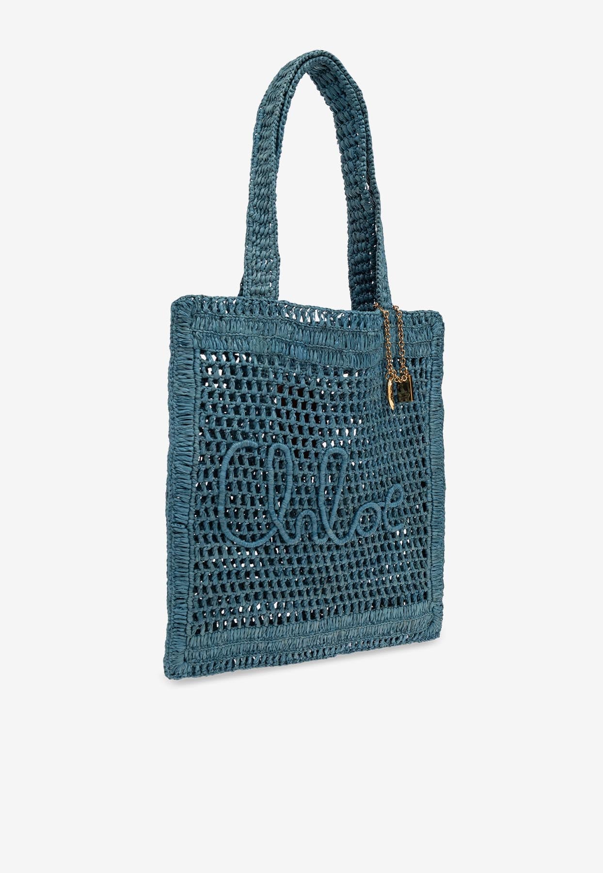 Summer Banana Woven-Raffia Cabas Bag