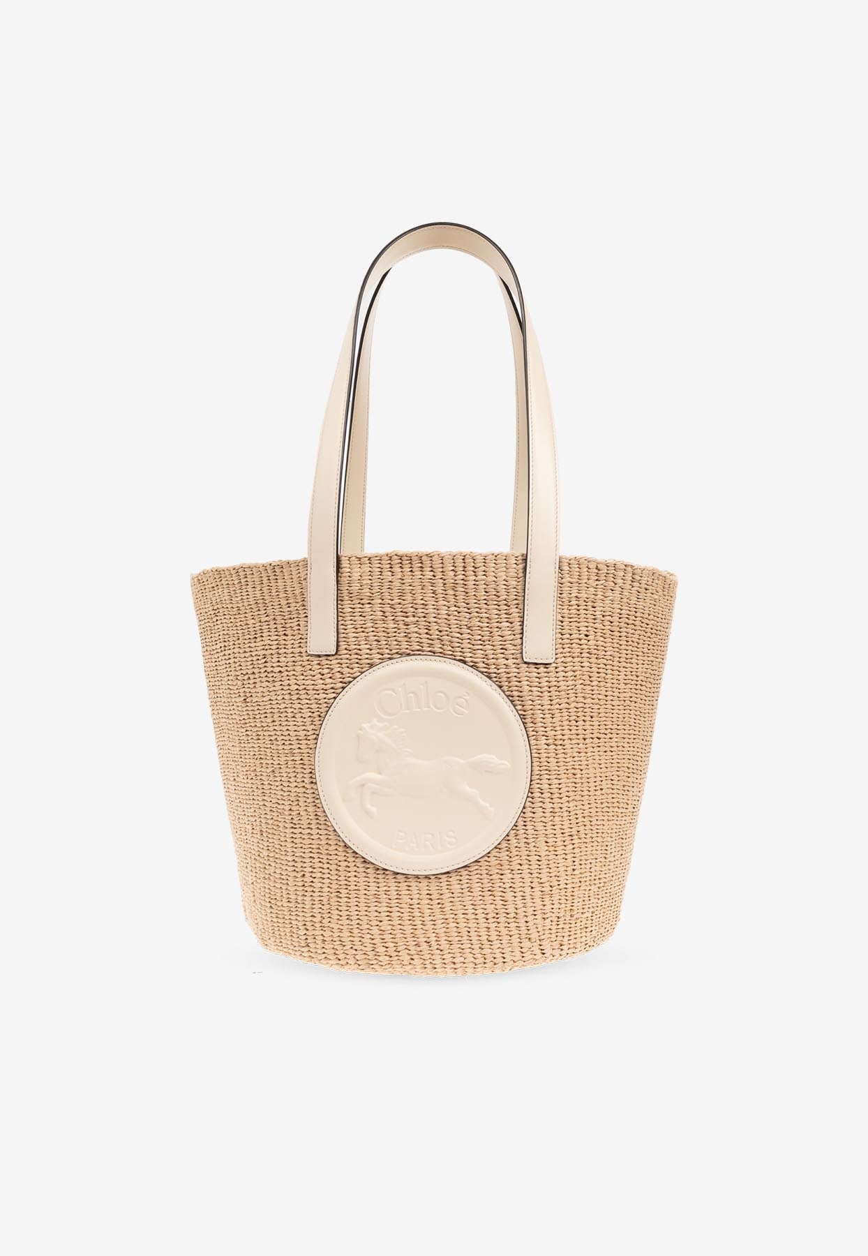 Grand Horse Medal Woven Sac Porté Épaule