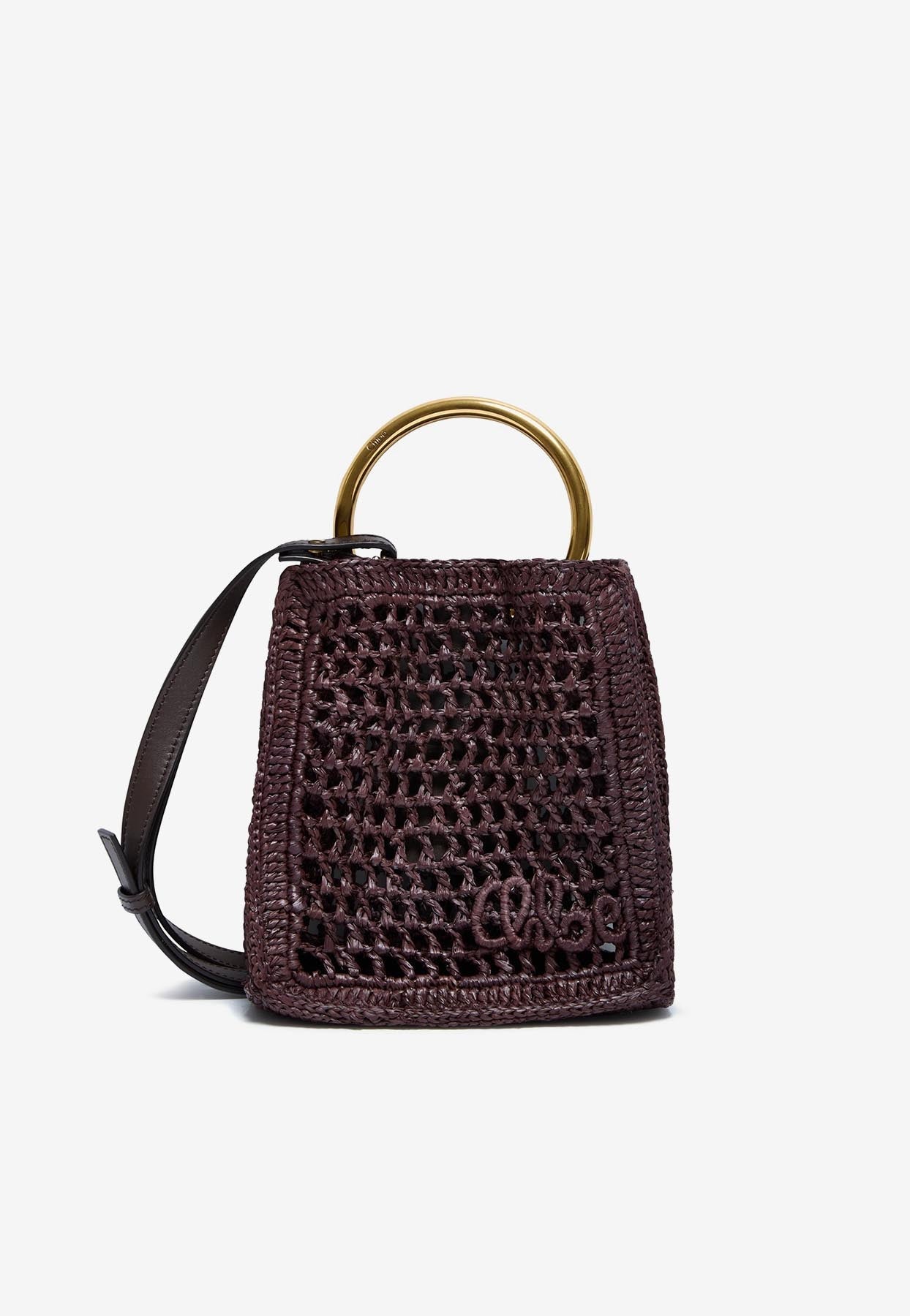 Mini Summer Banana Raffia Cabas Bag