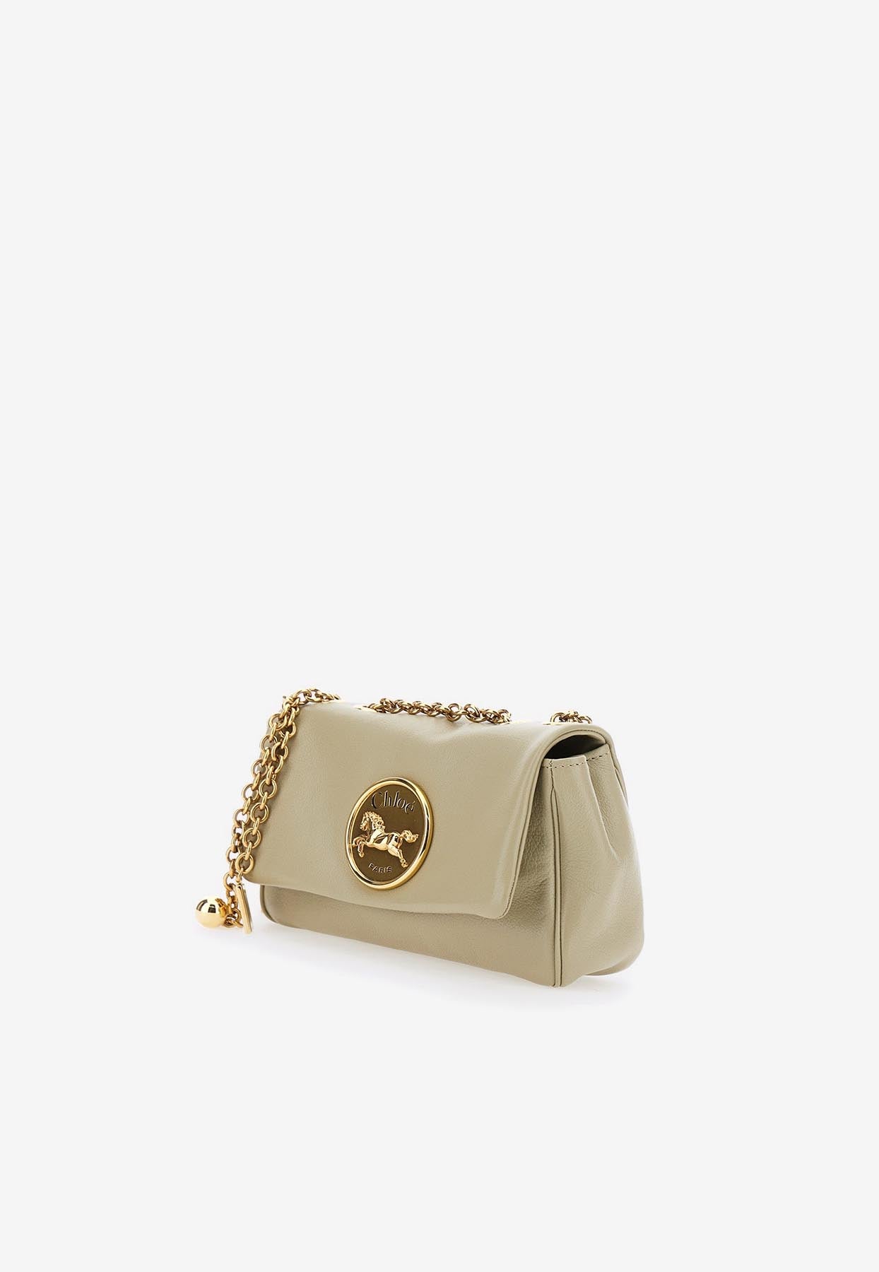 Petit Heritage Grained en Cuir Sac Porté Épaule