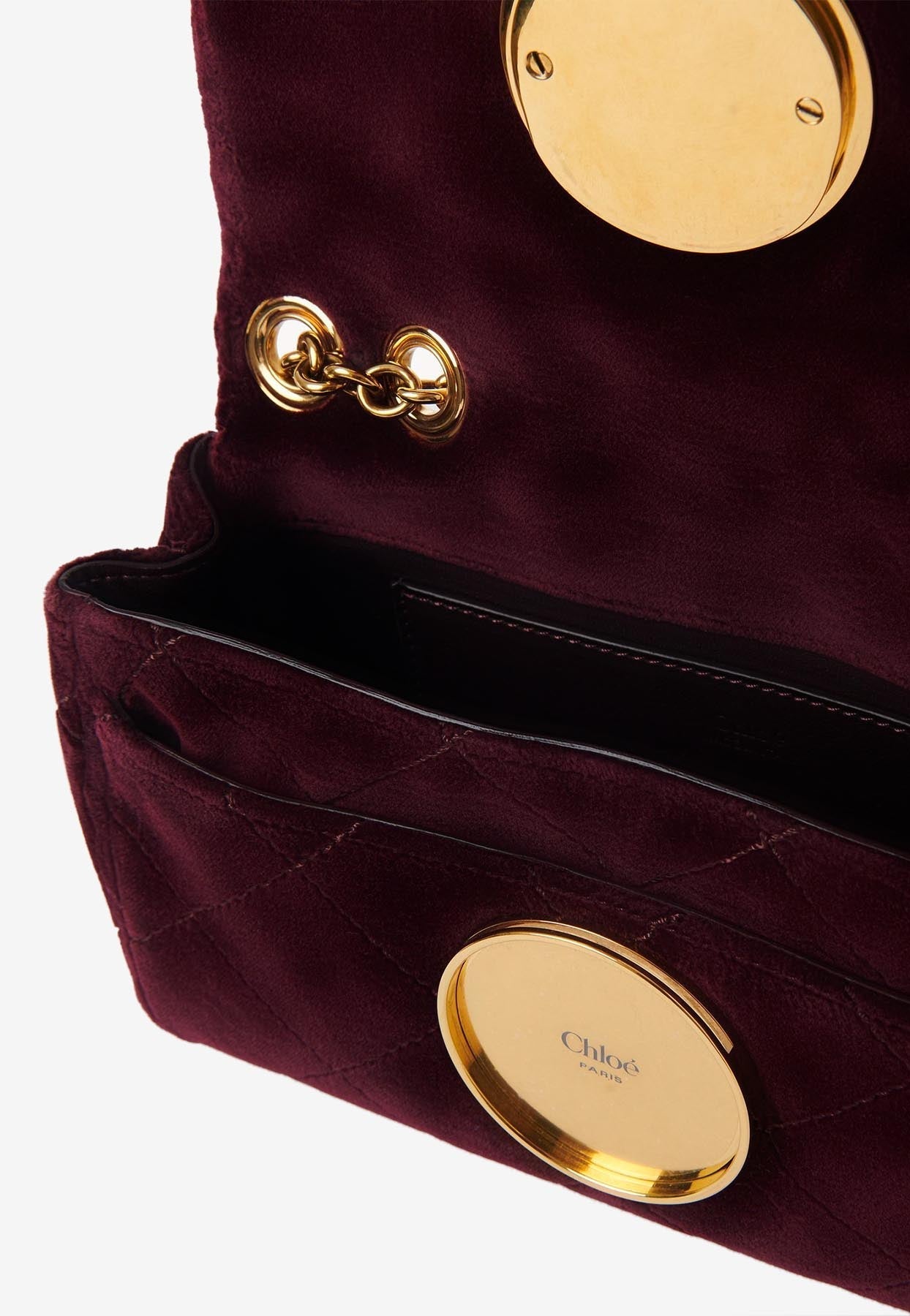 Petit Heritage Velvet Sac Porté Épaule
