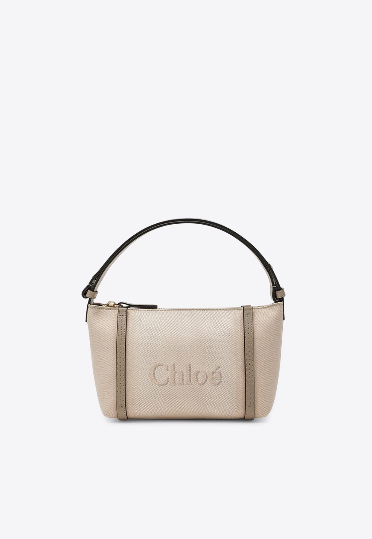 Logo Jacquard en Toile Sac Porté Épaule