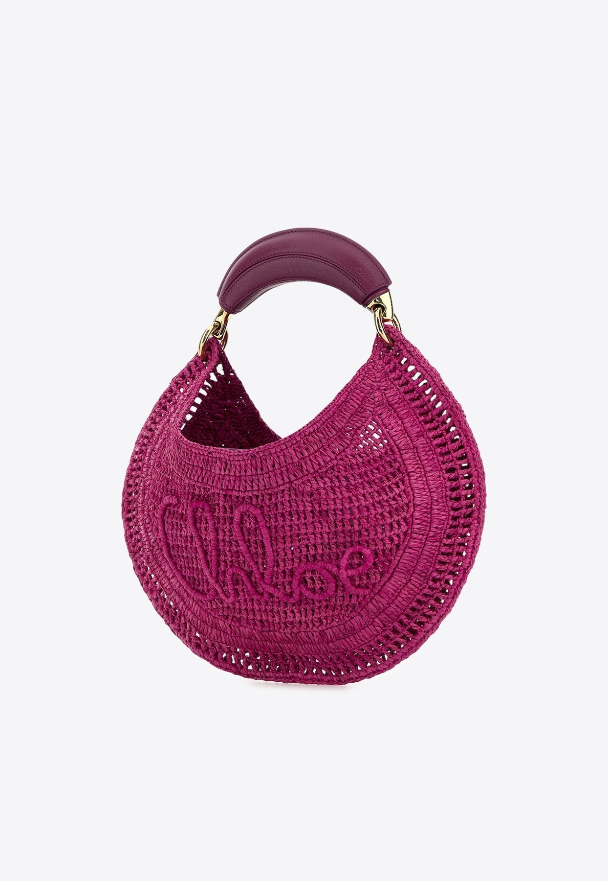 Summer Banana Woven-Raffia Sac Hobo