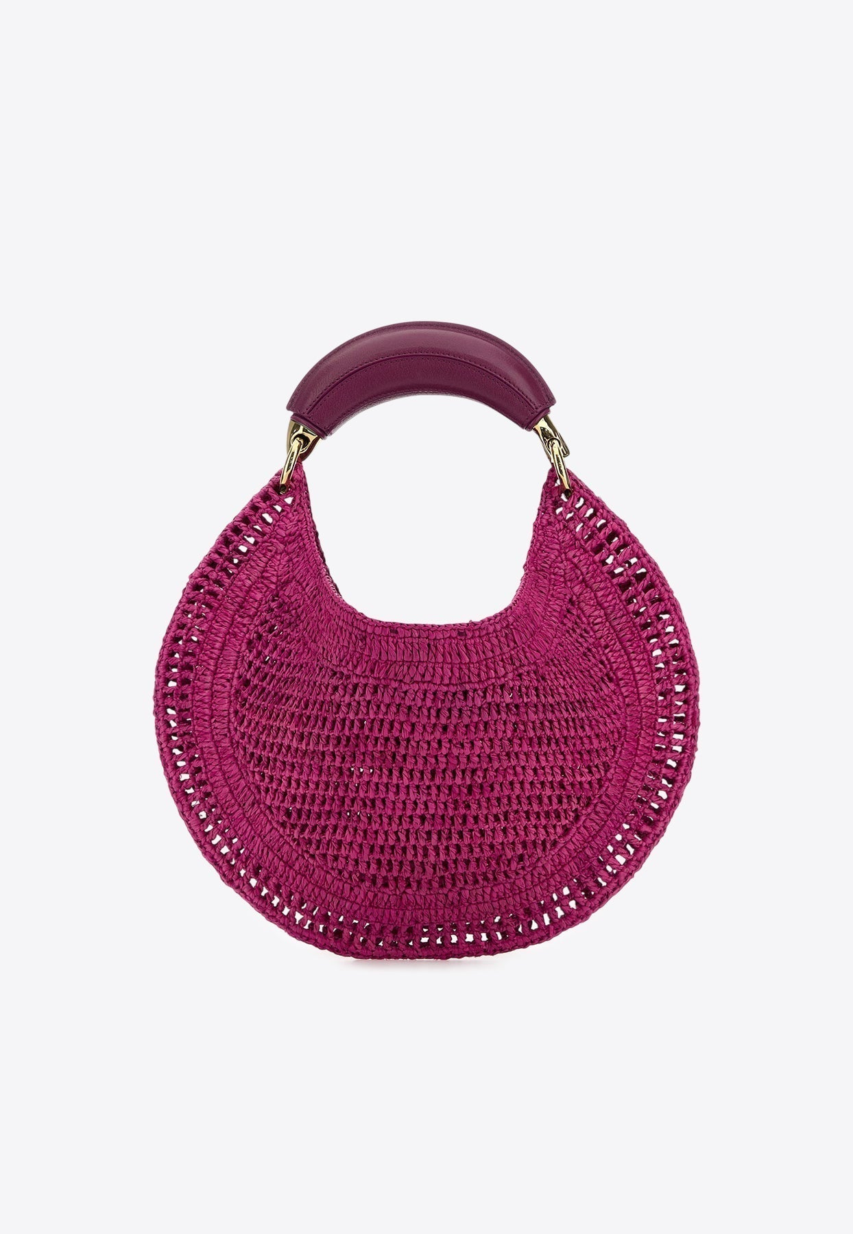 Summer Banana Woven-Raffia Sac Hobo