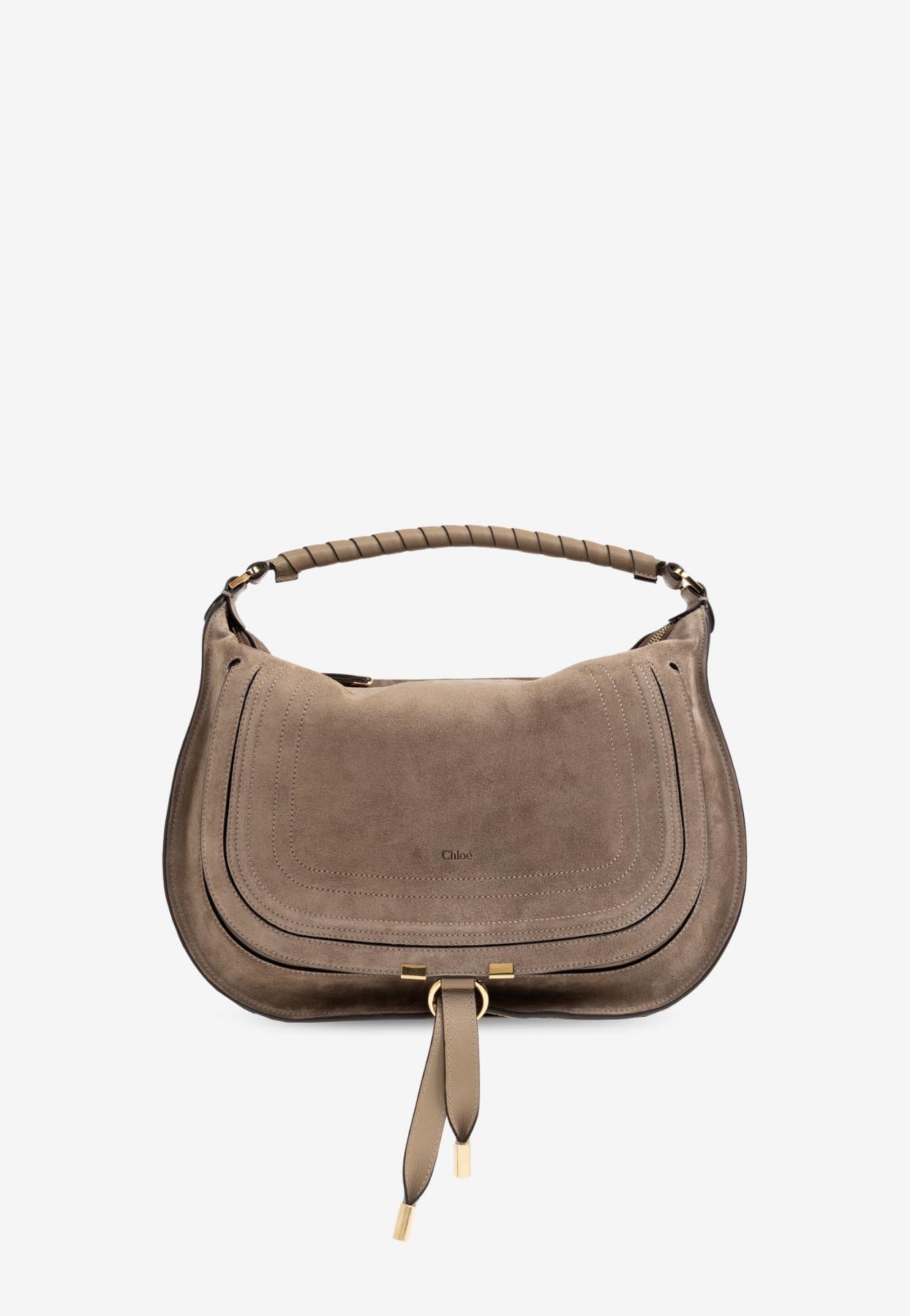Marcie en Daim Sac Porté Épaule