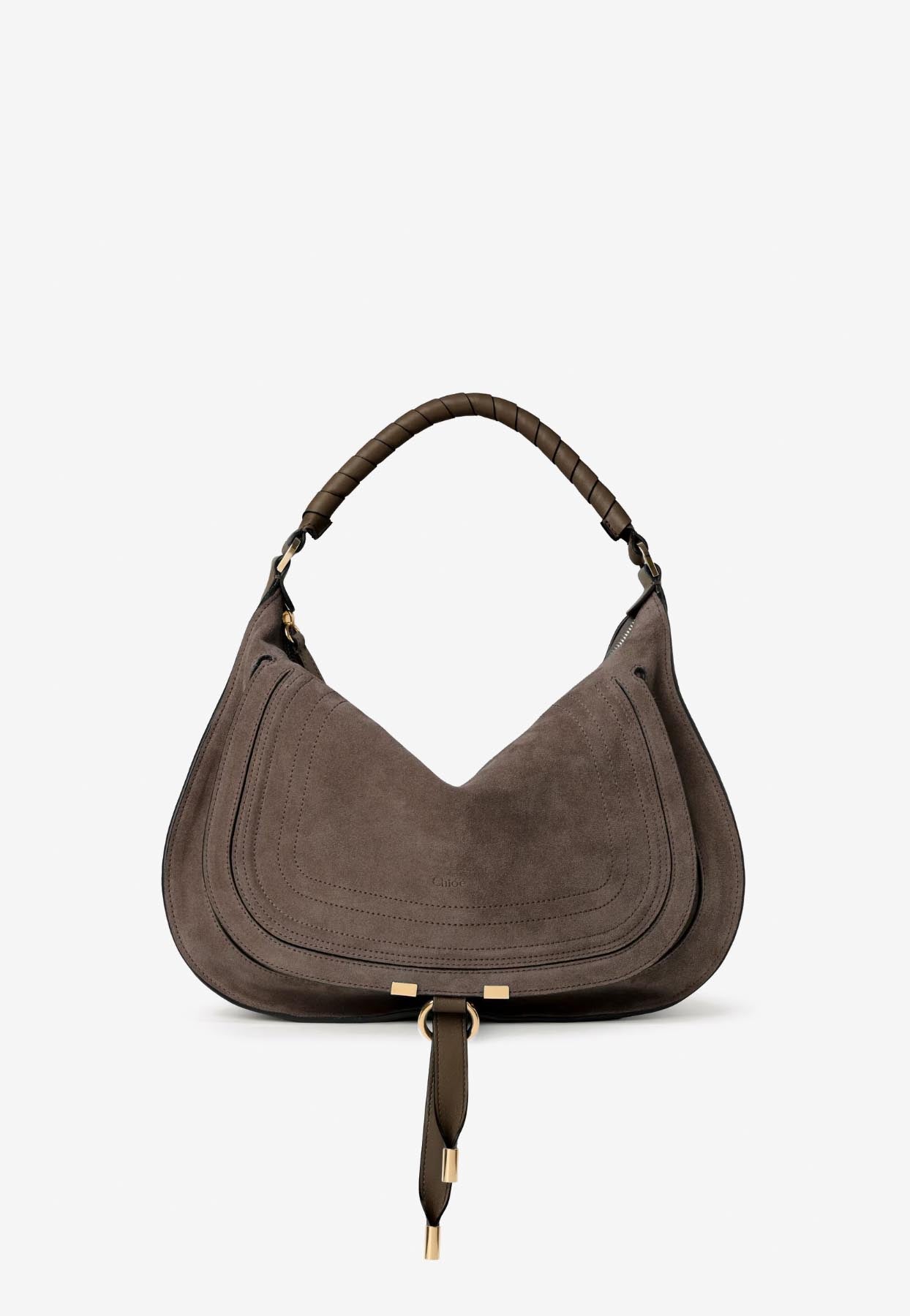 Marcie en Daim Sac Porté Épaule
