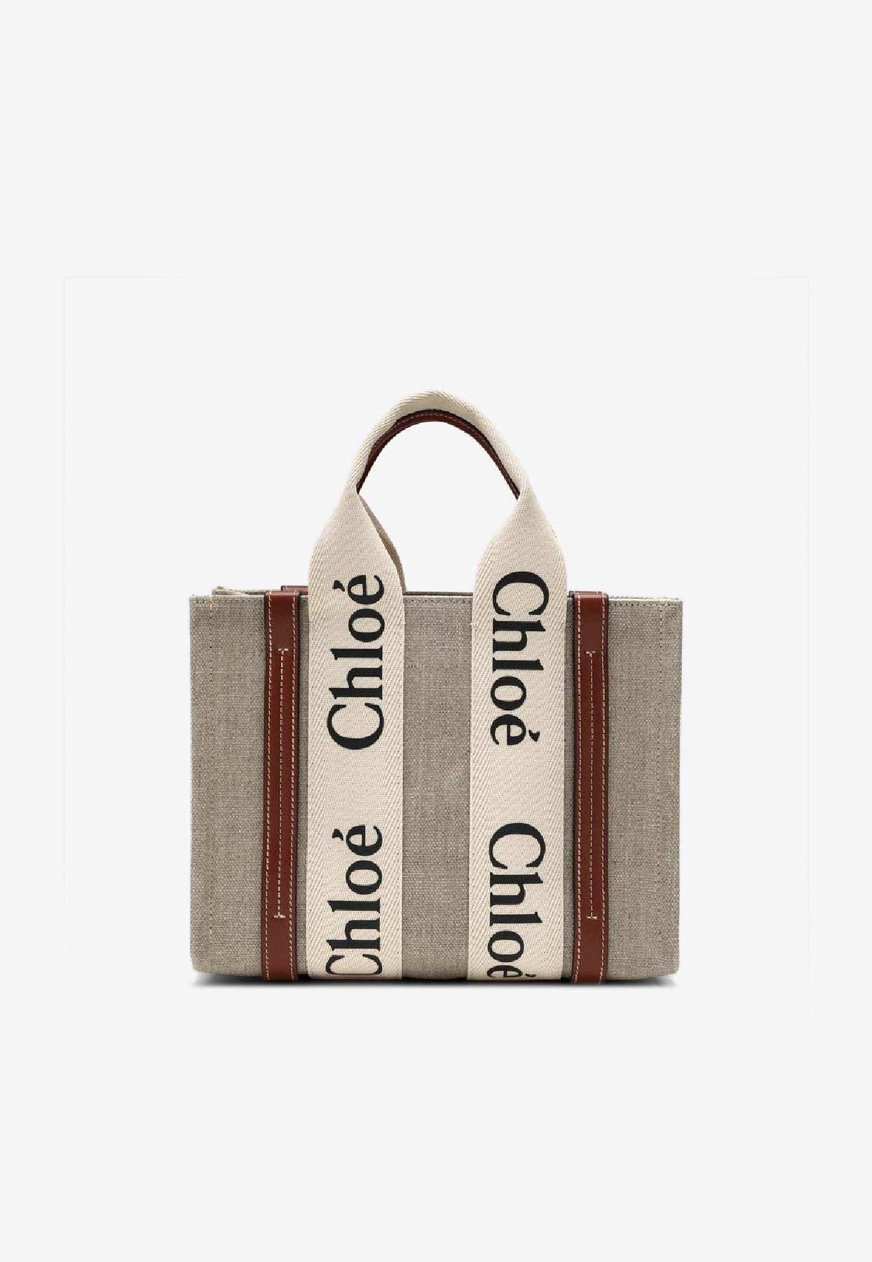 Petit Woody en Toile Cabas Bag