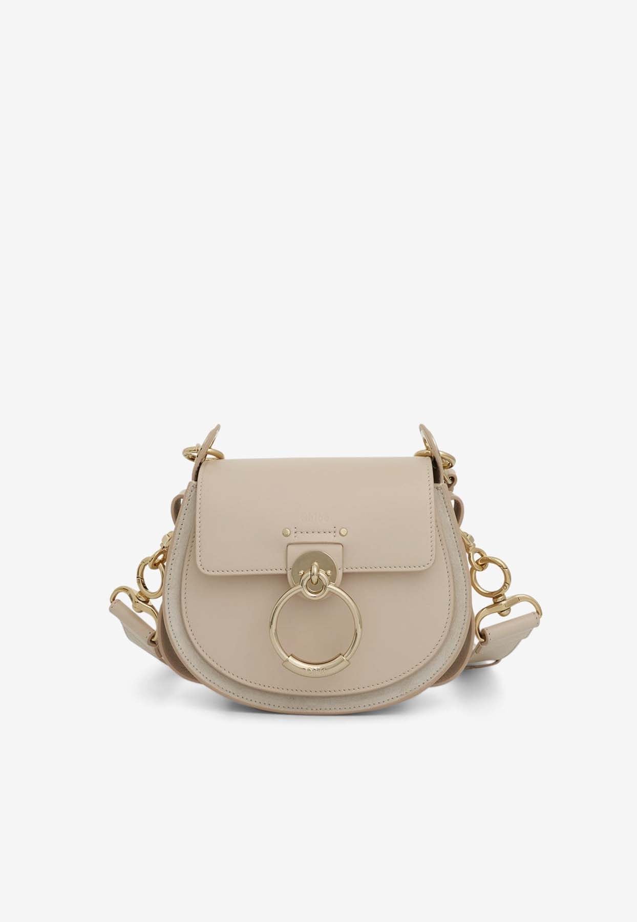 Petit Tess en Cuir et en Daim Sac Bandoulière