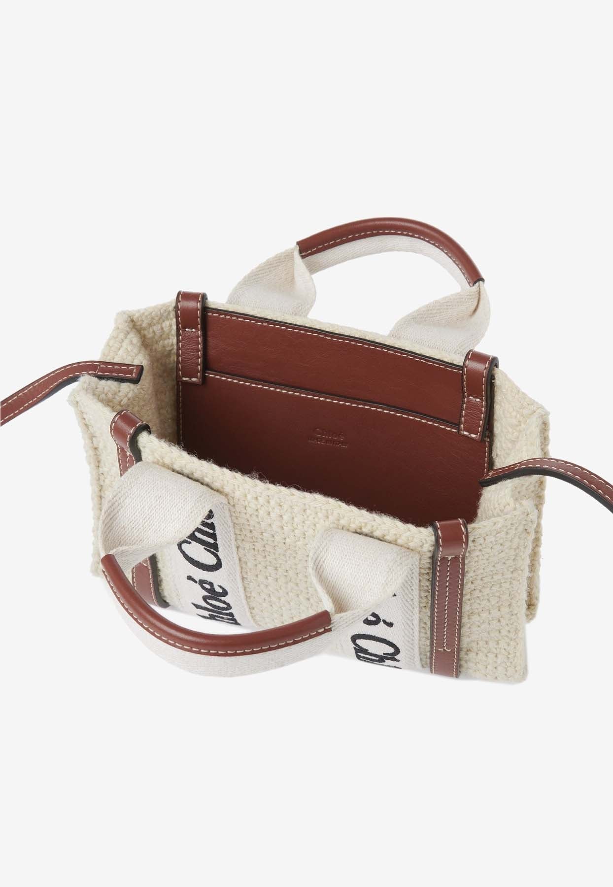 Mini Woody Crochet Cabas Bag