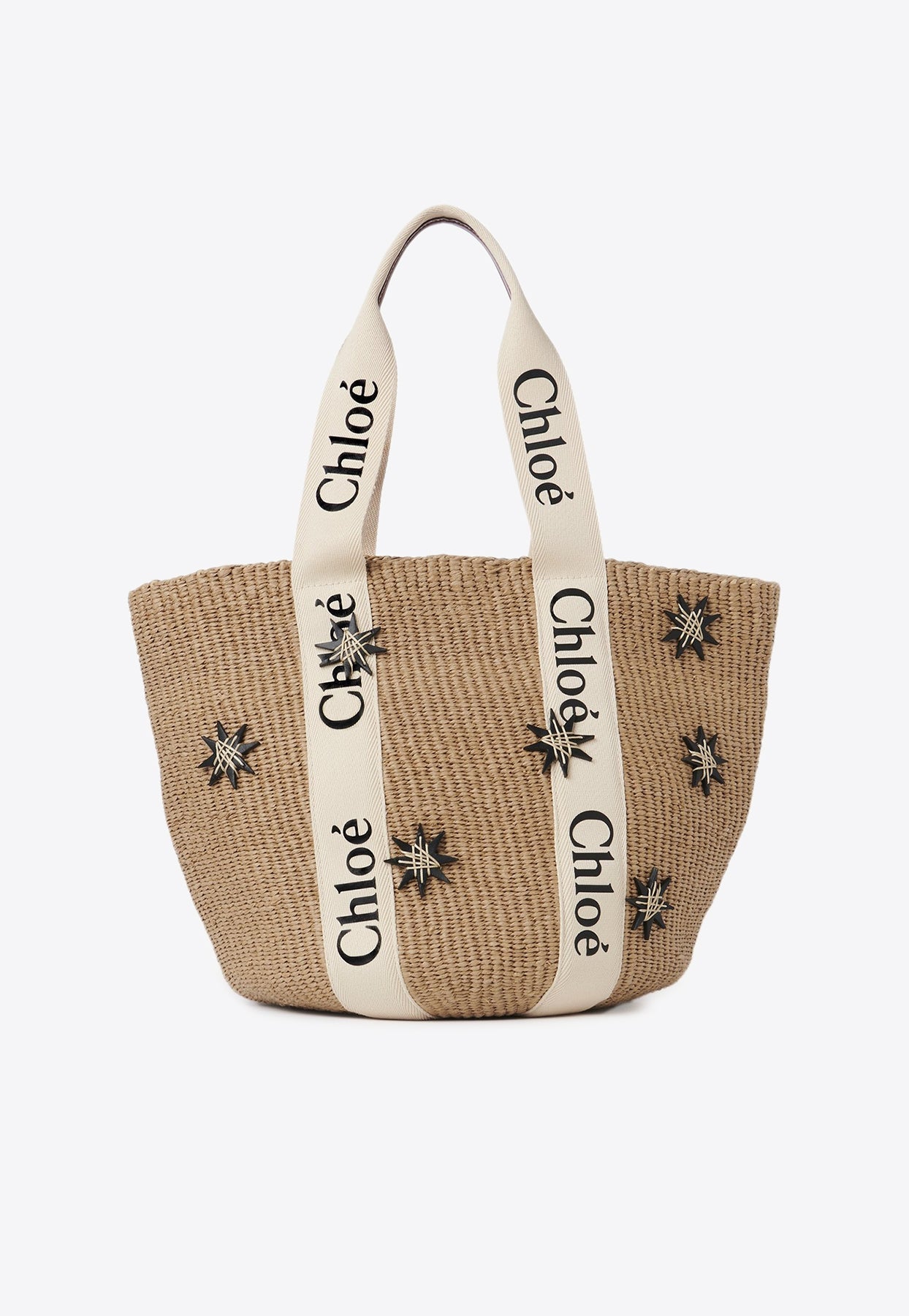 Grand Woody Woven Cabas Bag