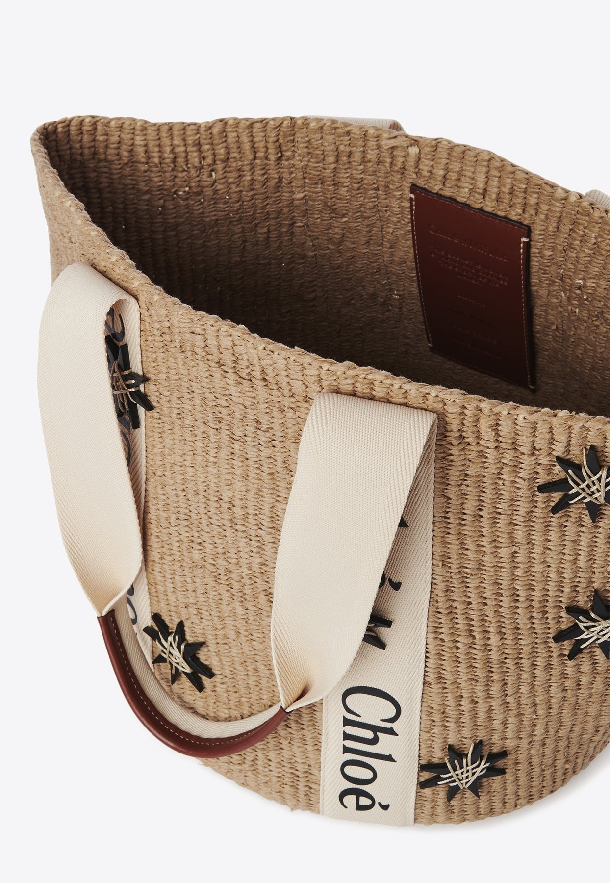 Grand Woody Woven Cabas Bag