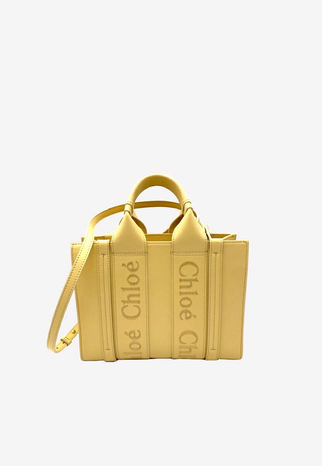 Petit Woody en Cuir Cabas Bag