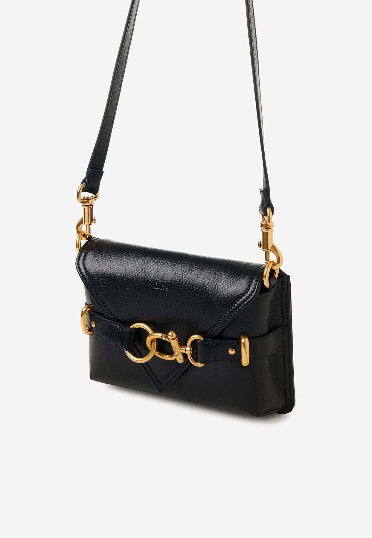 Mini Cape Sac Bandoulière en Grained en Cuir