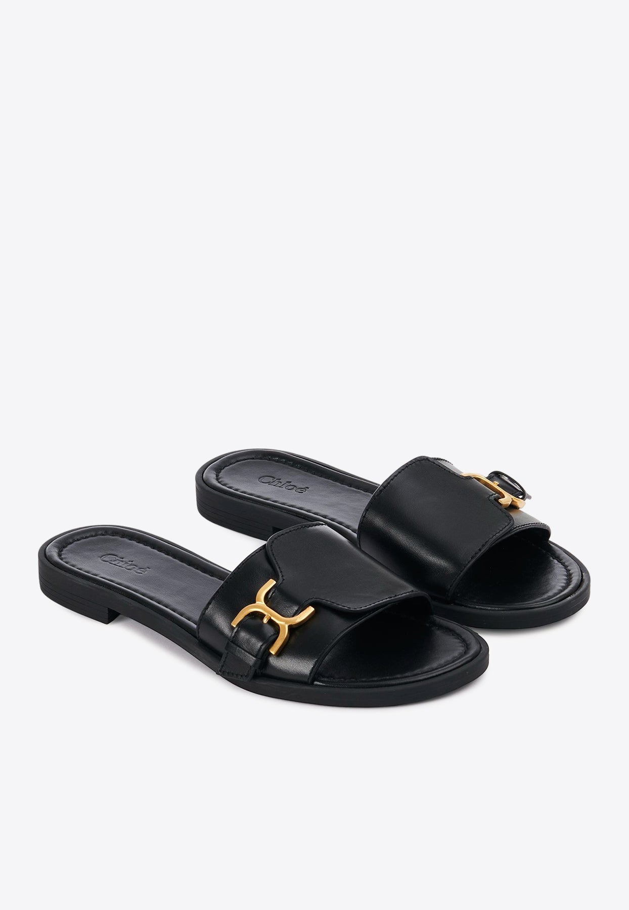 Marcie en Cuir Slides