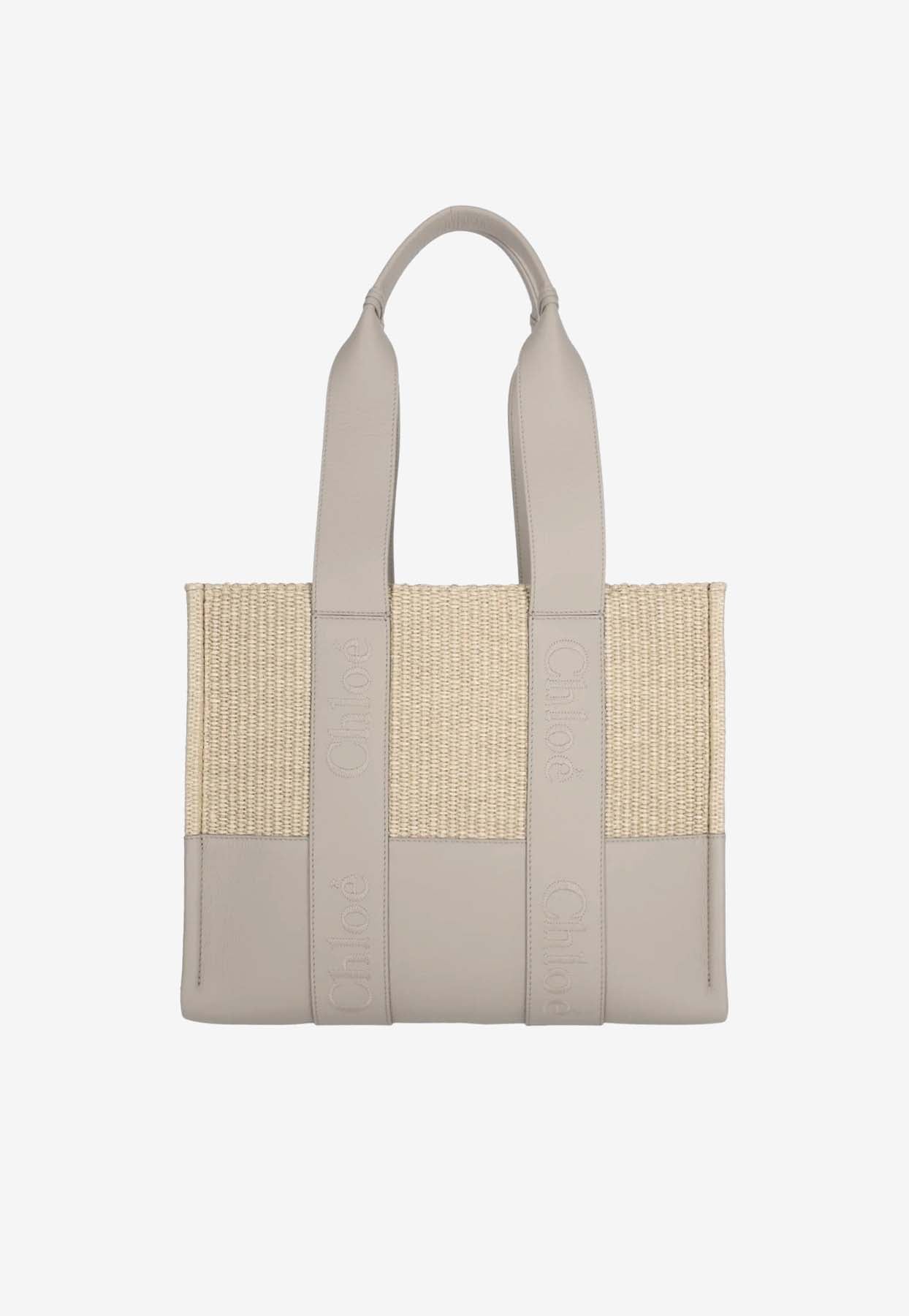 Paneled Woody Cabas Bag