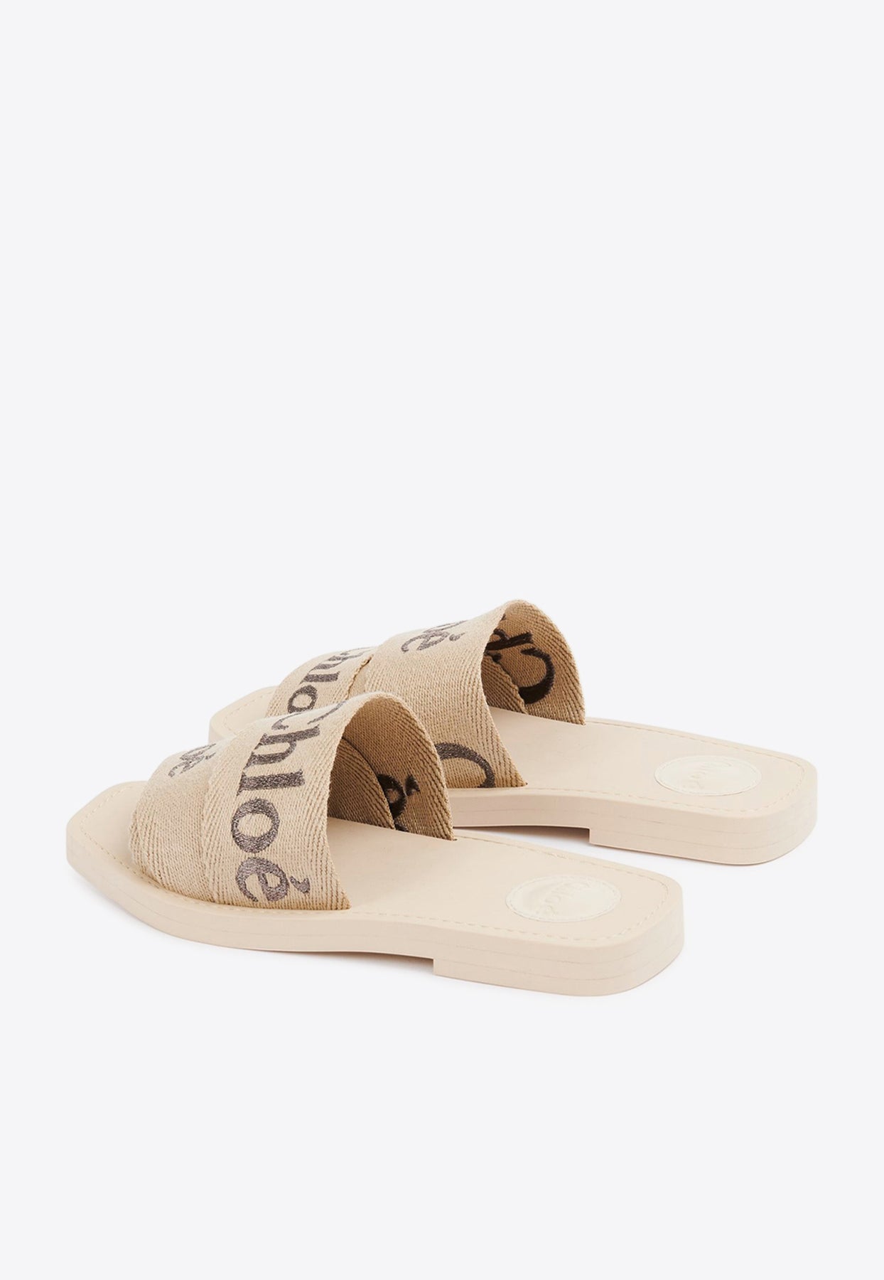 Woody Logo Embroidered Slides