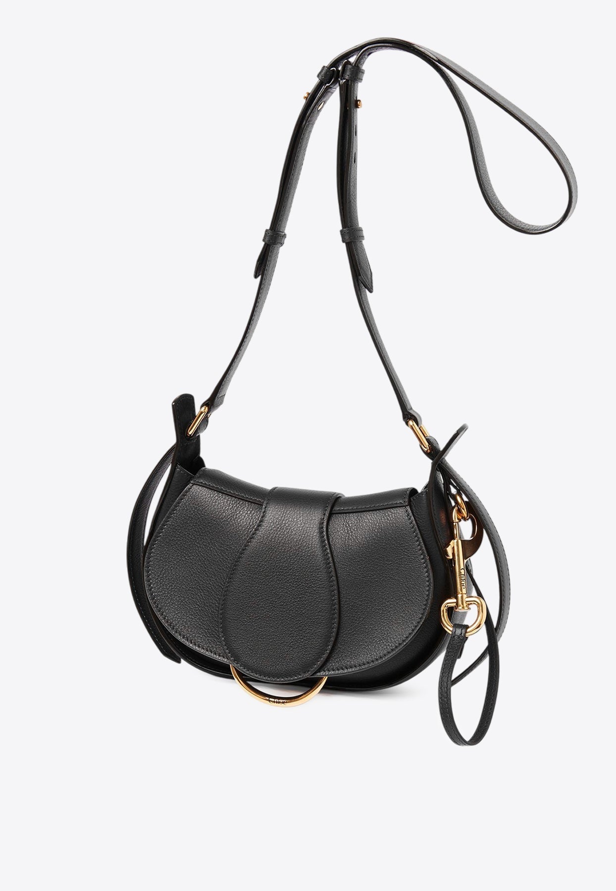 Petit Ride Calf en Cuir Sac Porté Épaule