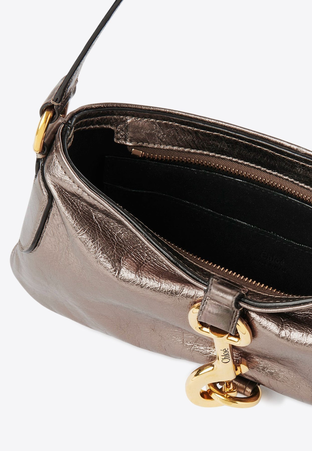 Kerala 25 Metallized en Cuir Sac Porté Épaule