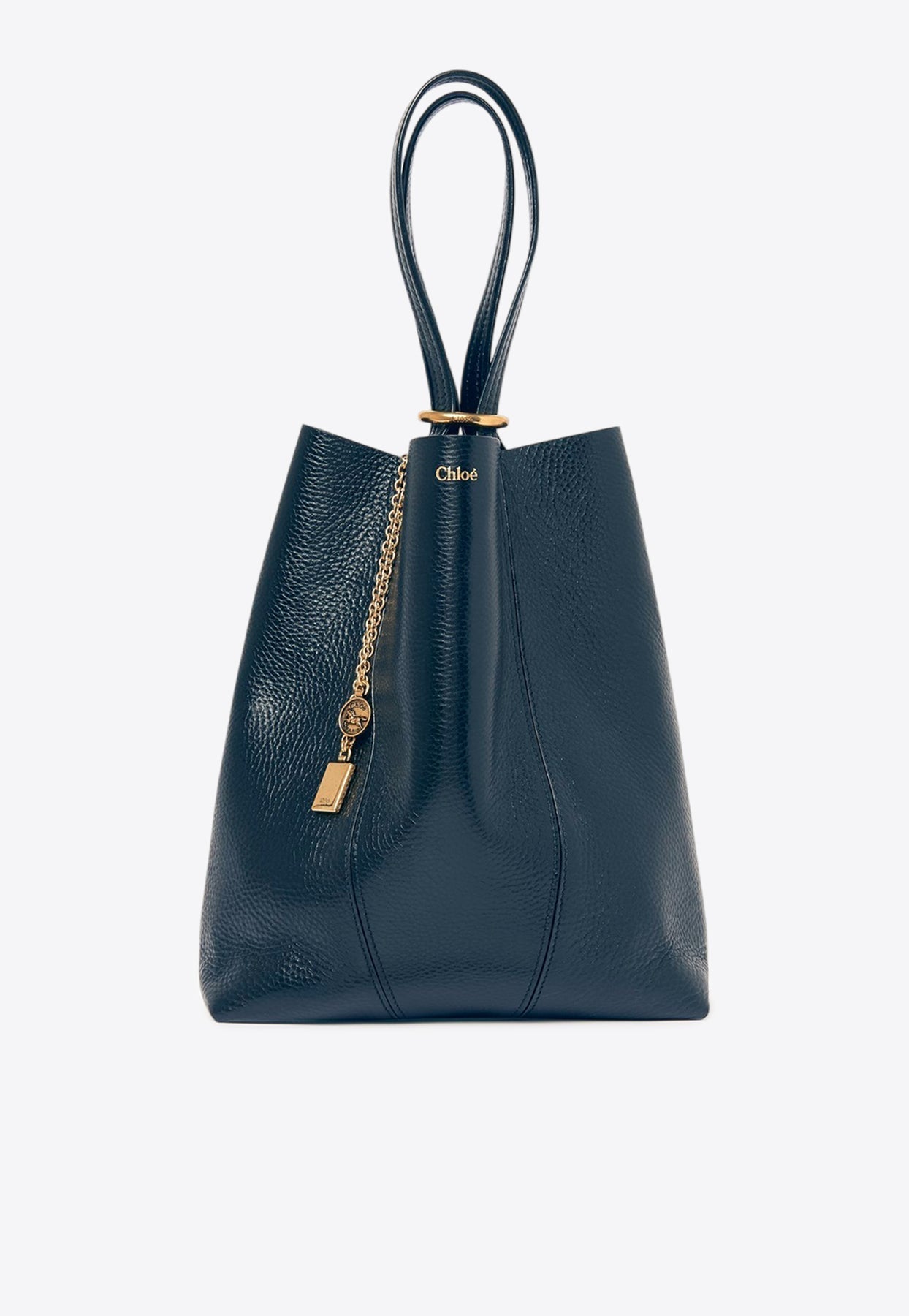 Spin Grained en Cuir Cabas Bag