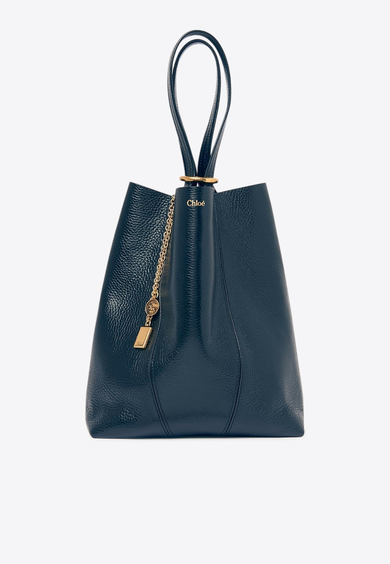 Spin Grained en Cuir Cabas Bag