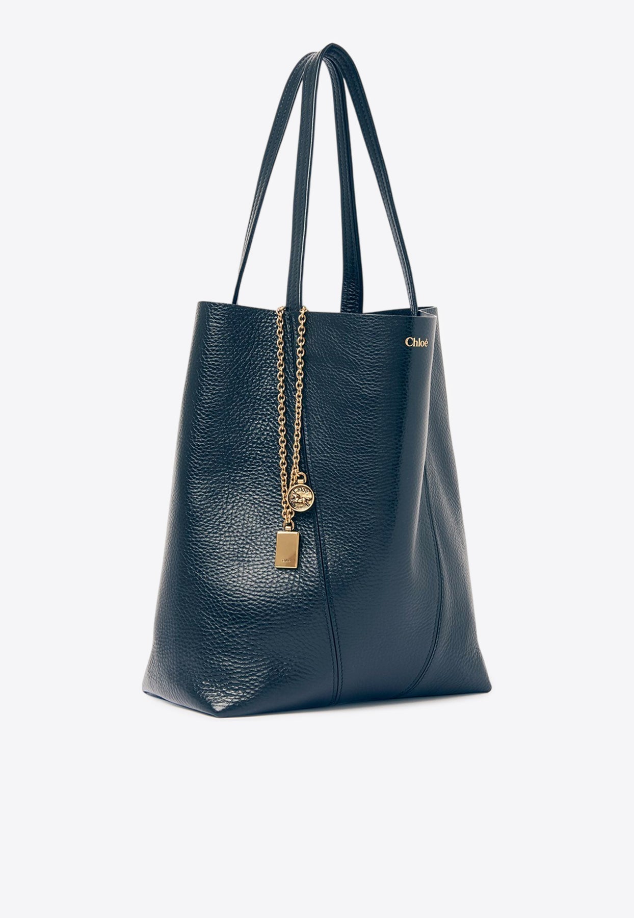 Spin Grained en Cuir Cabas Bag