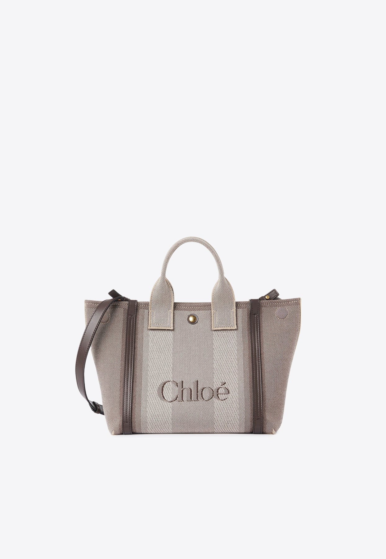 Petit Raised Logo en Toile Cabas Bag